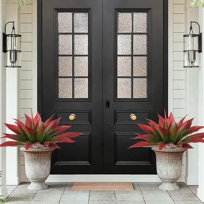 Artificial Agave Plants Large Resistant Planters UV Home