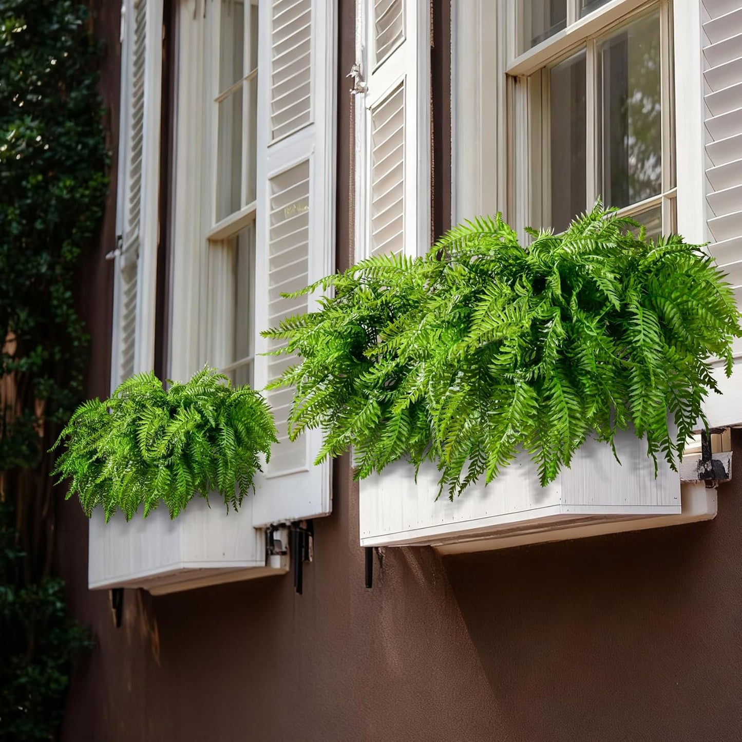 10 pcs Artificial Fern Plants Greenery Home Kitchen