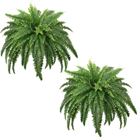 45 inch Ferns Large Artificial Bush Plants Home