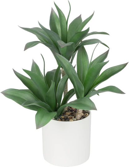 15 inch Large Artificial Agave Plant Three Head