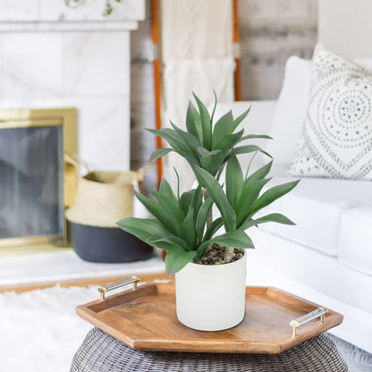 15 inch Large Artificial Agave Plant Three Head