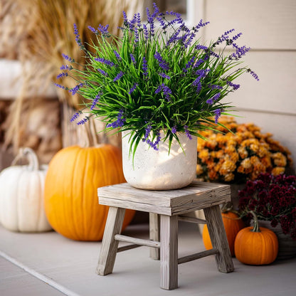 12 bundles Artificial Lavender Flowers Monkey Grass Home