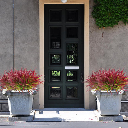 28 bundles Artificial Outdoor Plants Resistant Grass UV