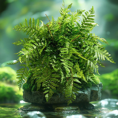 4 pcs Artificial Boston Ferns Resistant Large UV