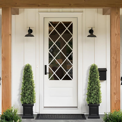 3.5 ft Boxwood Outdoor Topiary Set Tall Topiaries