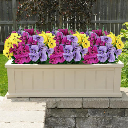 9 bundles Artificial Pansy Flowers Resistant Silk UV