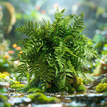 4 pcs Artificial Boston Ferns Resistant Large UV