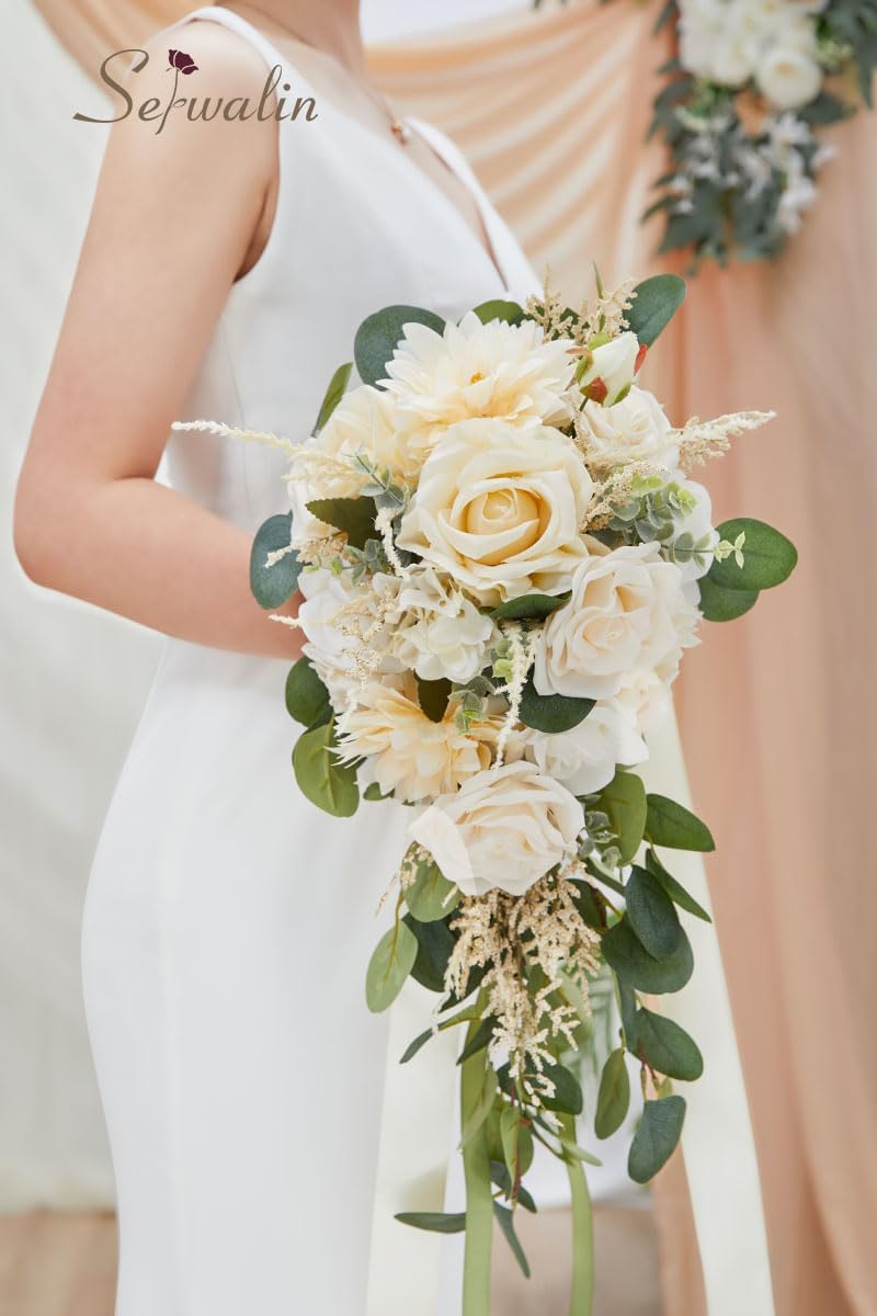 9.8 inch Serwalin Wedding Bouquets Home Kitchen Artificial