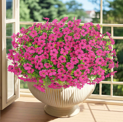 20 Bundles Fuchsia Eucalyptus UV Resistant Garden Porch