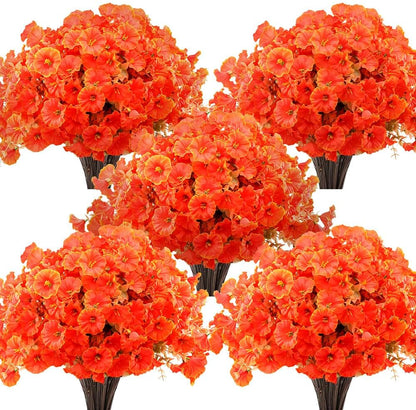 15 pcs Artificial Grass Plants Synthetic Greenery Outdoor