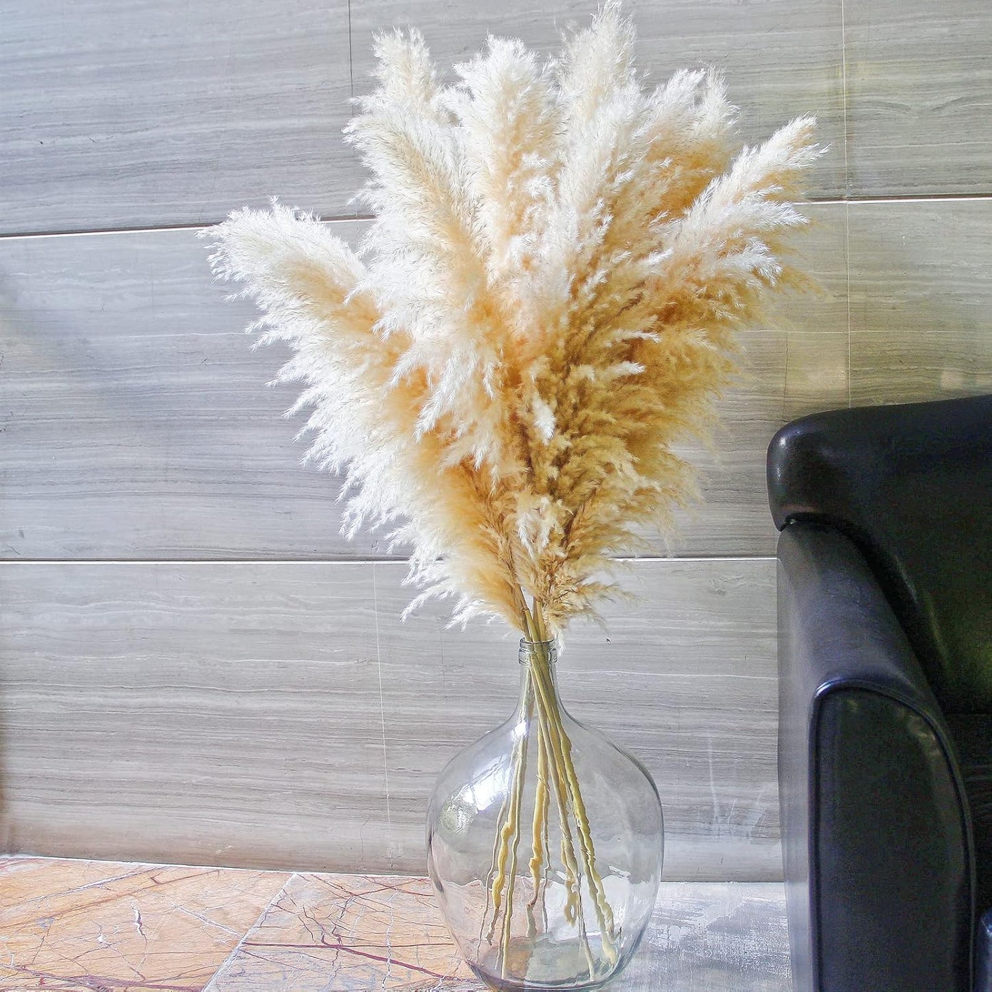 10 stems 46 inch Tall Dried Pampas Grass