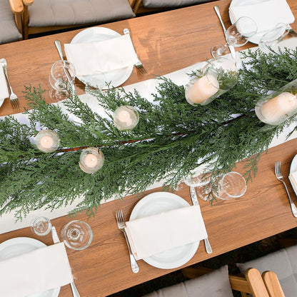 6 ft Artificial Cedar Christmas Garland Real Touch