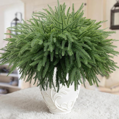 12 pcs 18 inch Real Touch Norfolk Pine