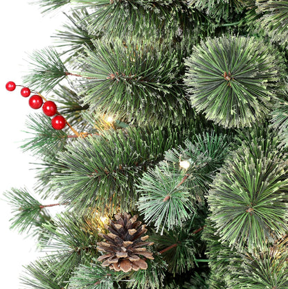 4.5 ft Prelit Artificial Christmas Tree Led Holiday