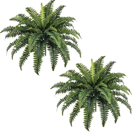 UV Resistant Artificial Boston Fern Dried Indoor Plants