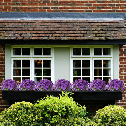 15 Bundles UV Resistant Silk Plants Outdoor Porch