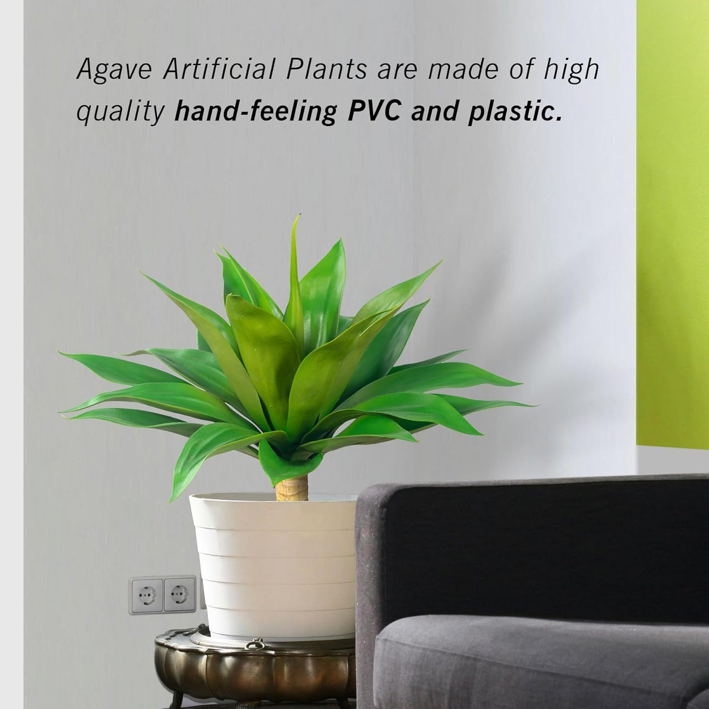 2 pack 28 inch Artificial Agave Plants Large