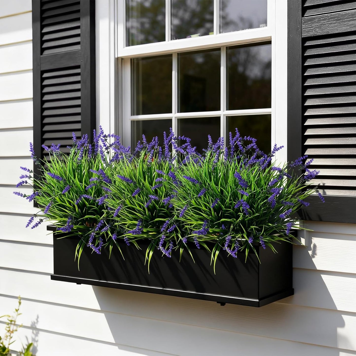 12 bundles Artificial Lavender Flowers Monkey Grass Home