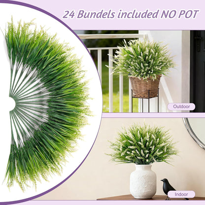 24 pcs Resistant Artificial Outdoor Plants Monkey UV