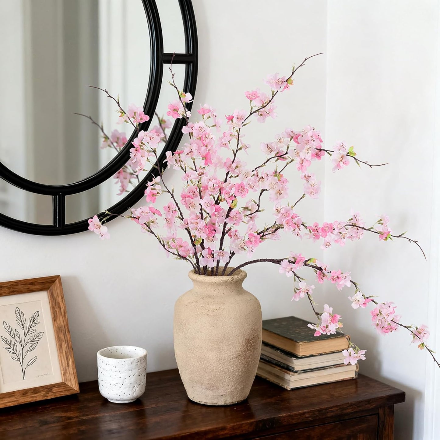 6 pcs 31.5 inch Cherry Blossom Branches Decor