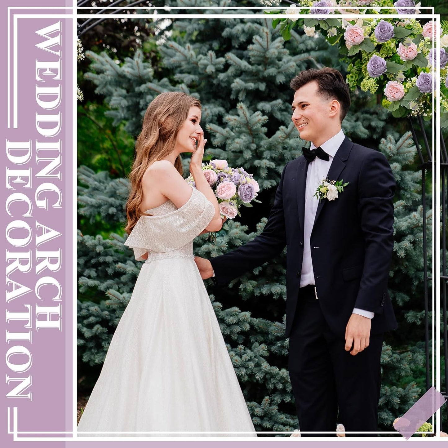 16 bundles Yuxung Artificial Peonies Silk Flower Home