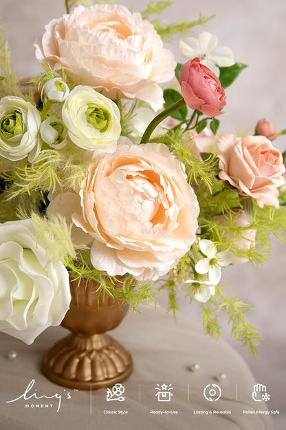 Ling Moment Flowers Box Artificial Greenery Stems Foam