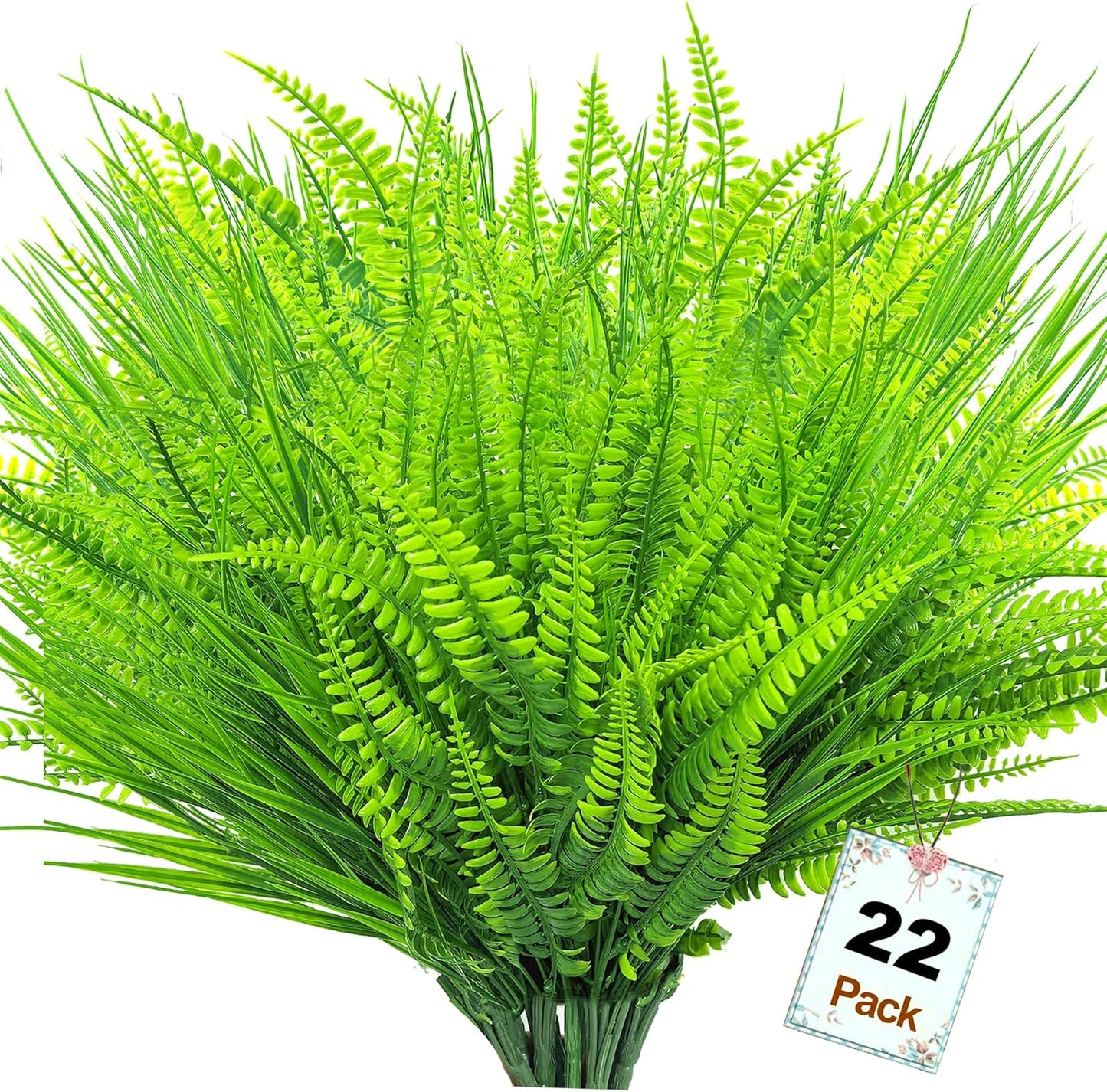 22 bundles Artificial Plants Outdoor Resistant UV Greenery
