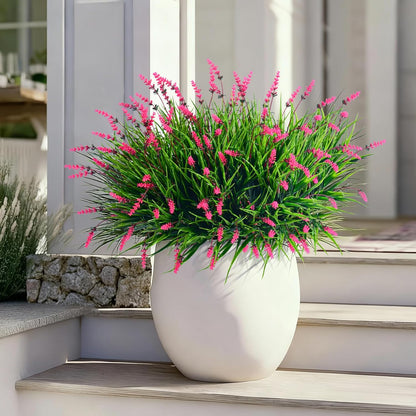 12 bundles Artificial Lavender Flowers Monkey Grass Home