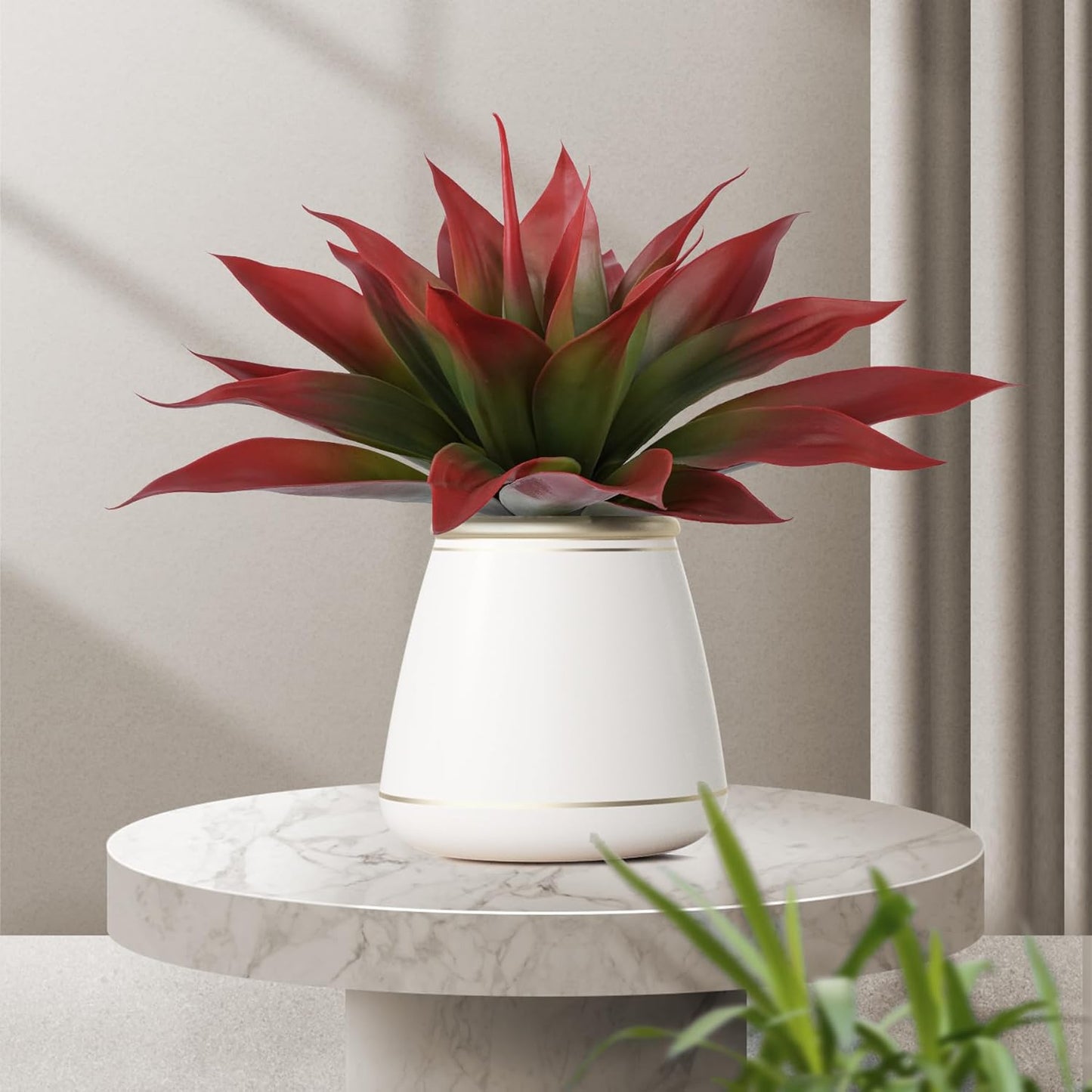 Artificial Agave Plants Large Resistant Planters UV Home