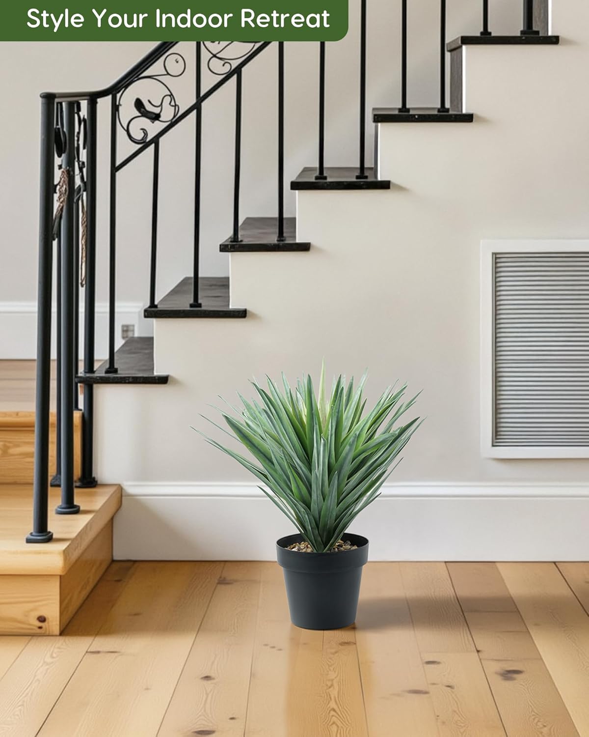 15 inch Large Artificial Agave Plant Leaves Home