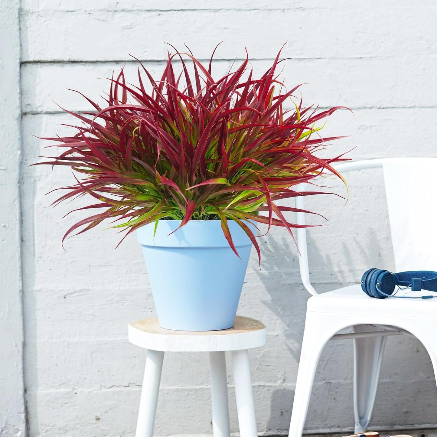 28 bundles Artificial Outdoor Plants Resistant Grass UV