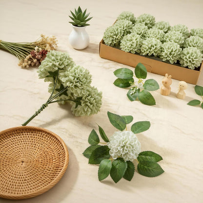 25 Pcs Silk Rose Stems Bouquet Wedding Centerpiece