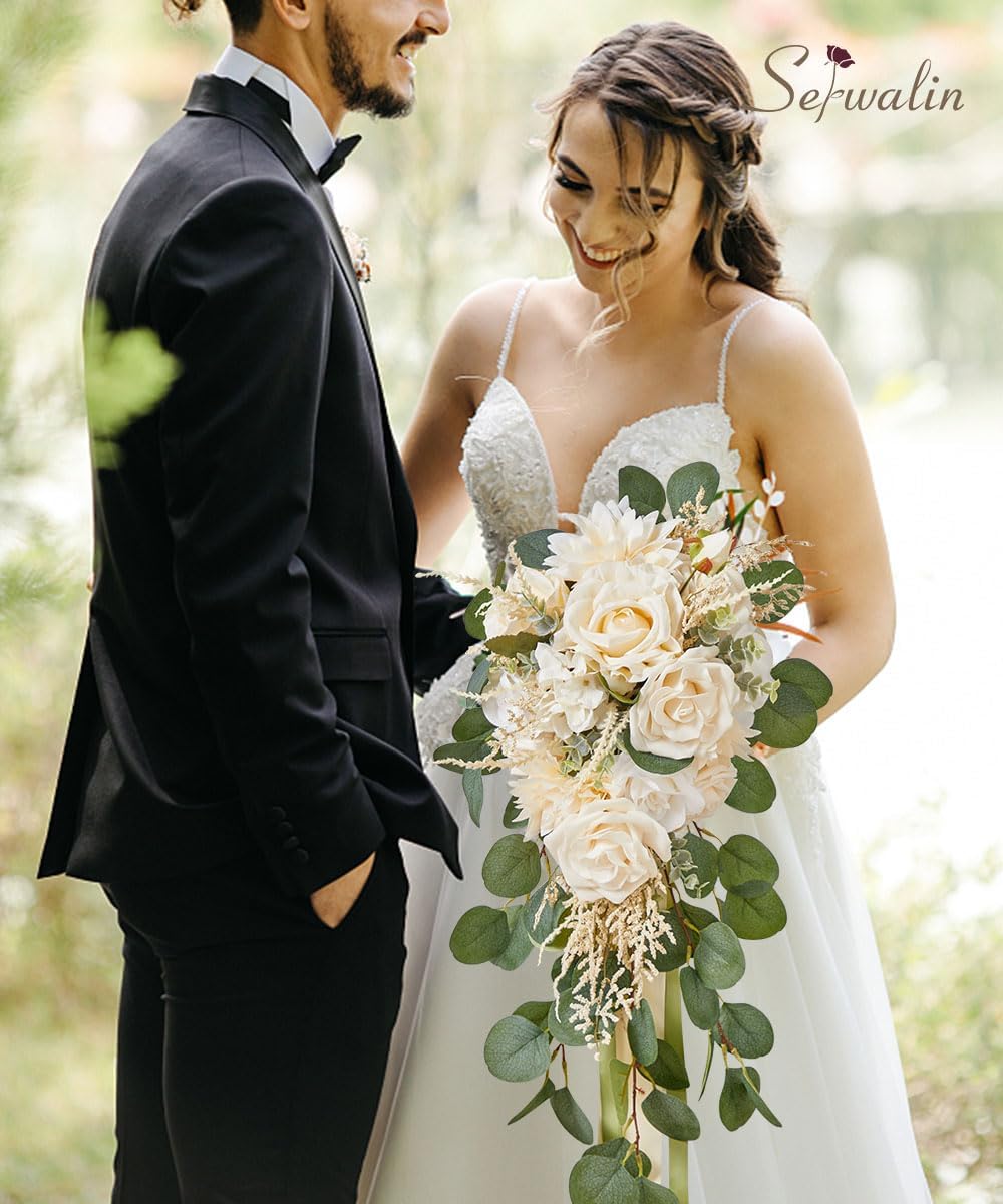 9.8 inch Serwalin Wedding Bouquets Home Kitchen Artificial