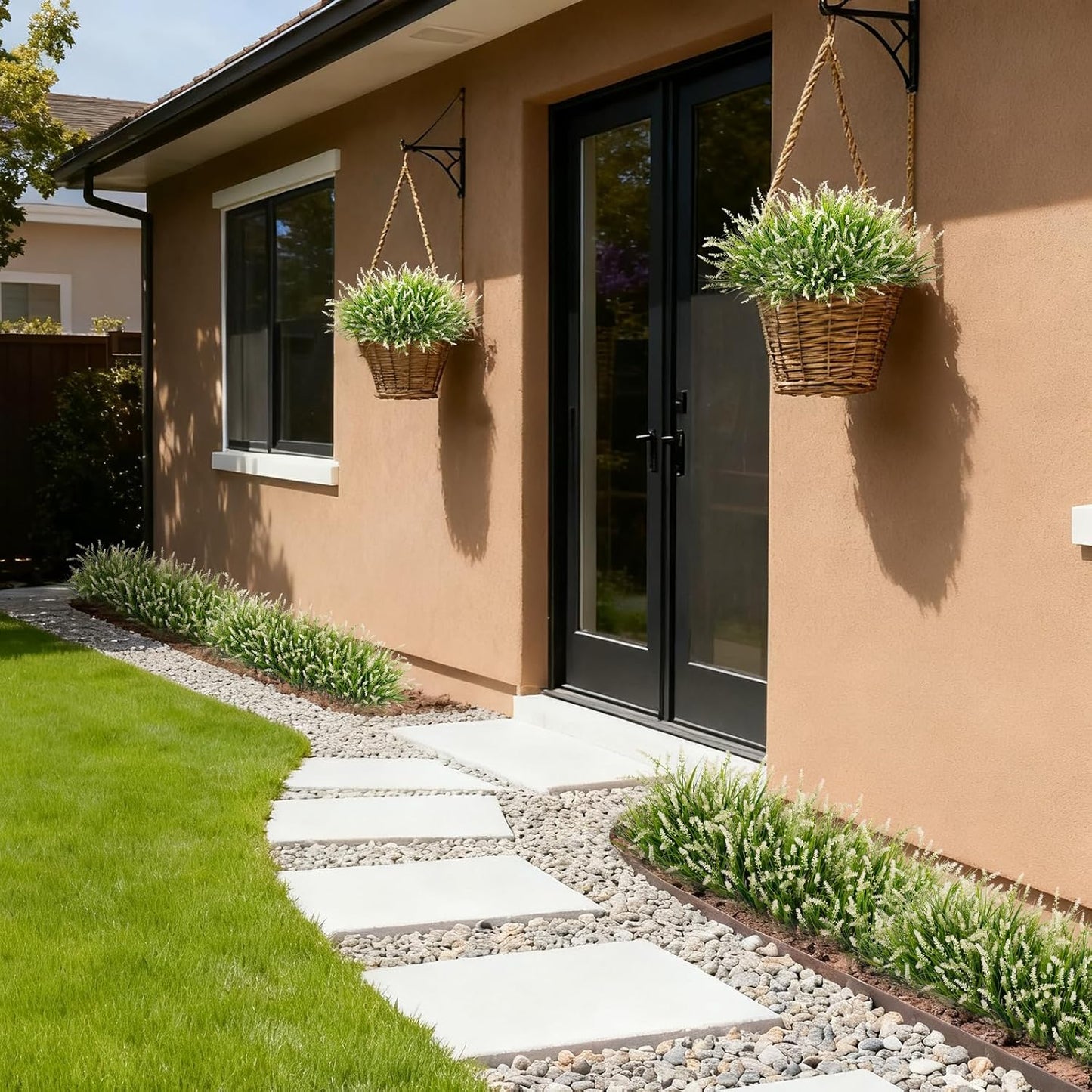 24 pcs Resistant Artificial Outdoor Plants Monkey UV