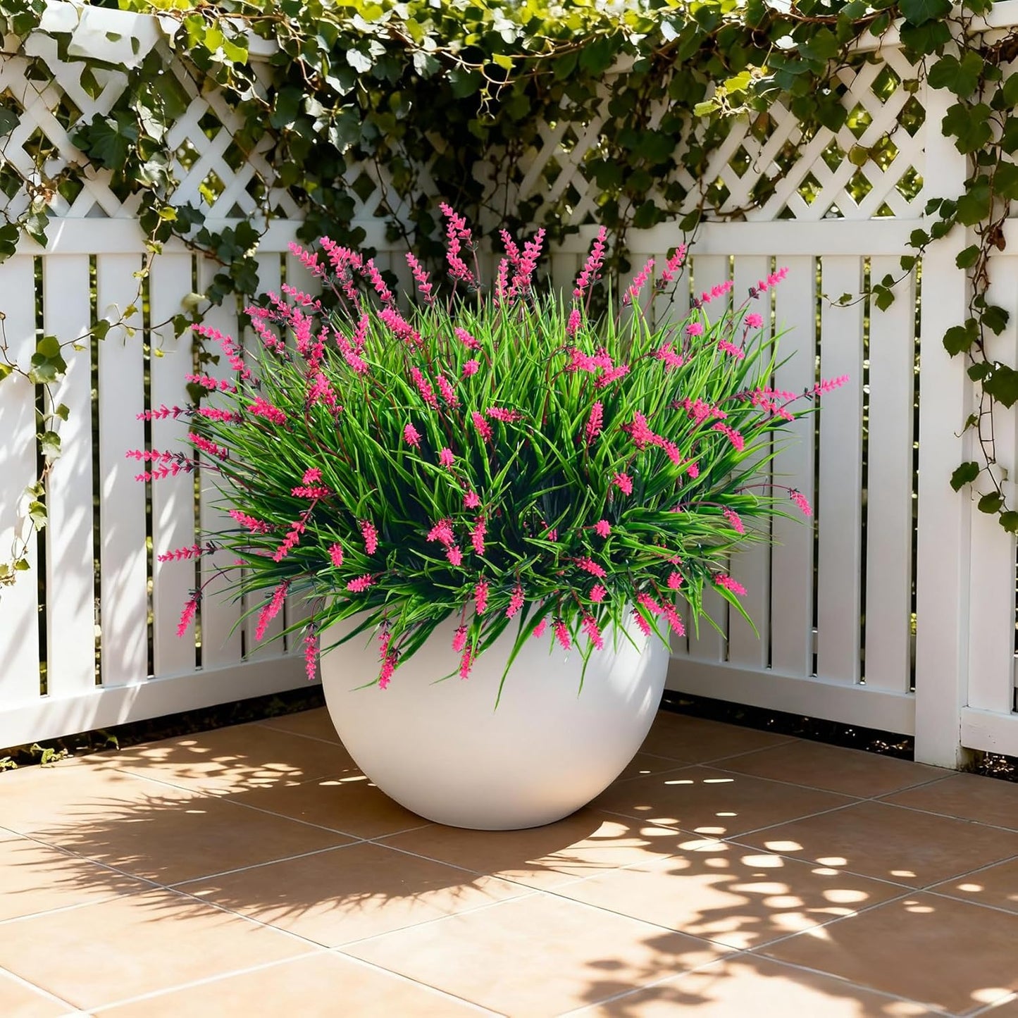 12 bundles Artificial Lavender Flowers Monkey Grass Home