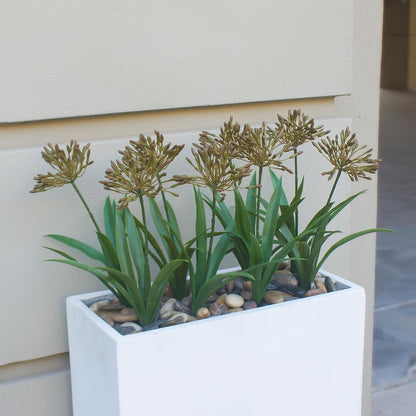 8 bundles 18.9 inch Large Artificial Agapanthus Flowers