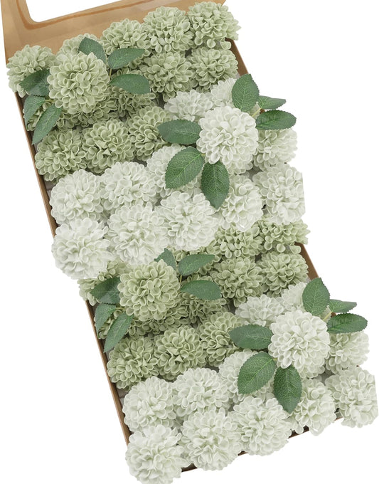 50 Pcs Silk Rose Stems Bouquet Wedding Centerpiece