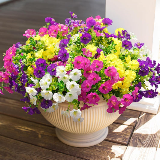 Hyeflora Silk Bouquet Wedding Centerpiece Vase Table Decor