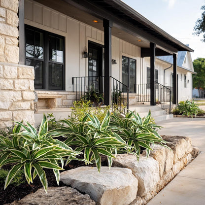 4 pcs Artificial Dracaena Stems Greenery Branches Home