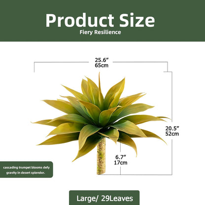 28 inch Artificial Agave Plants Home Kitchen Decor