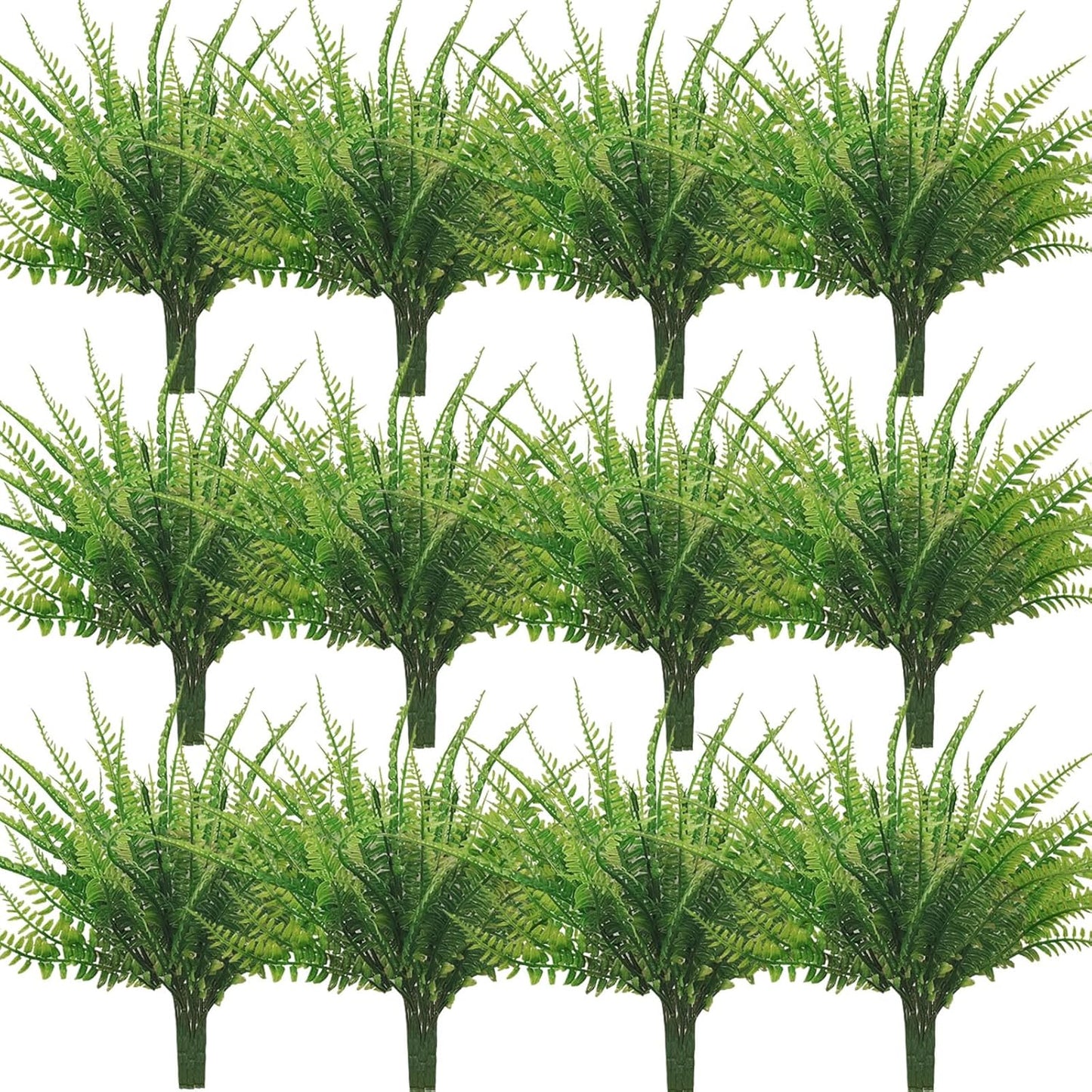 40 pcs Artificial Boston Fern Plants Resistant UV