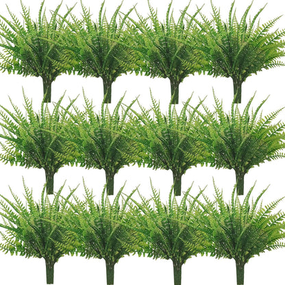 40 pcs Artificial Boston Fern Plants Resistant UV