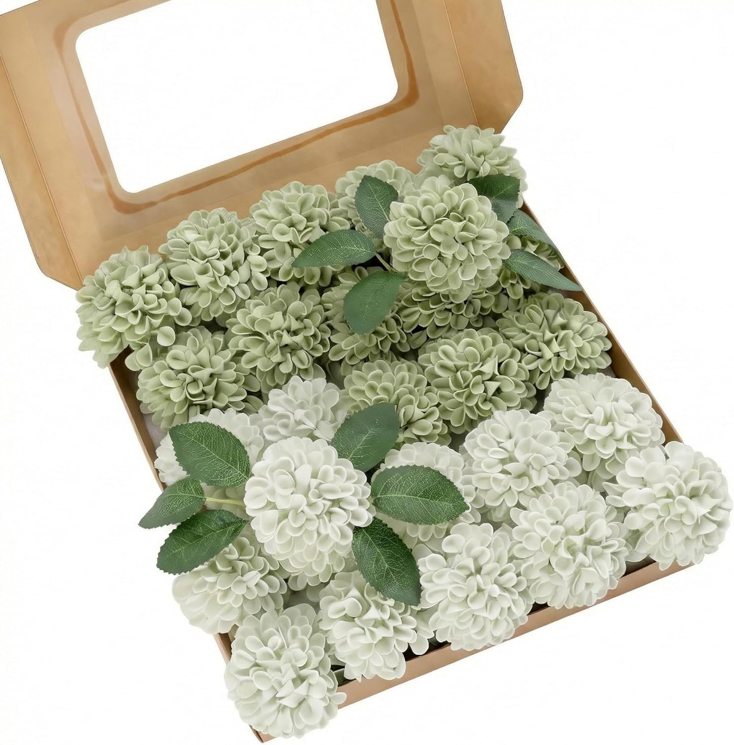 25 Pcs Silk Rose Stems Bouquet Wedding Centerpiece