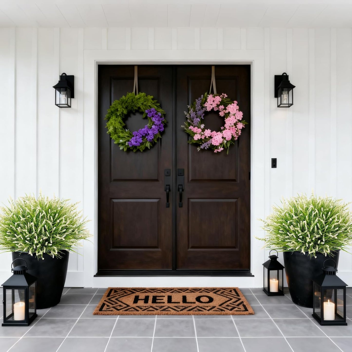 24 pcs Resistant Artificial Outdoor Plants Monkey UV