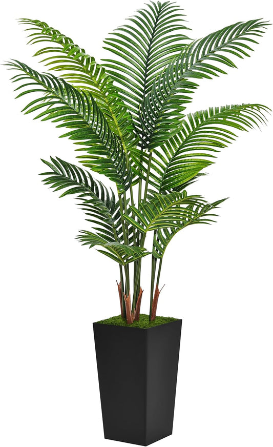 5 ft Artificial Palm Tree Tall Black Home