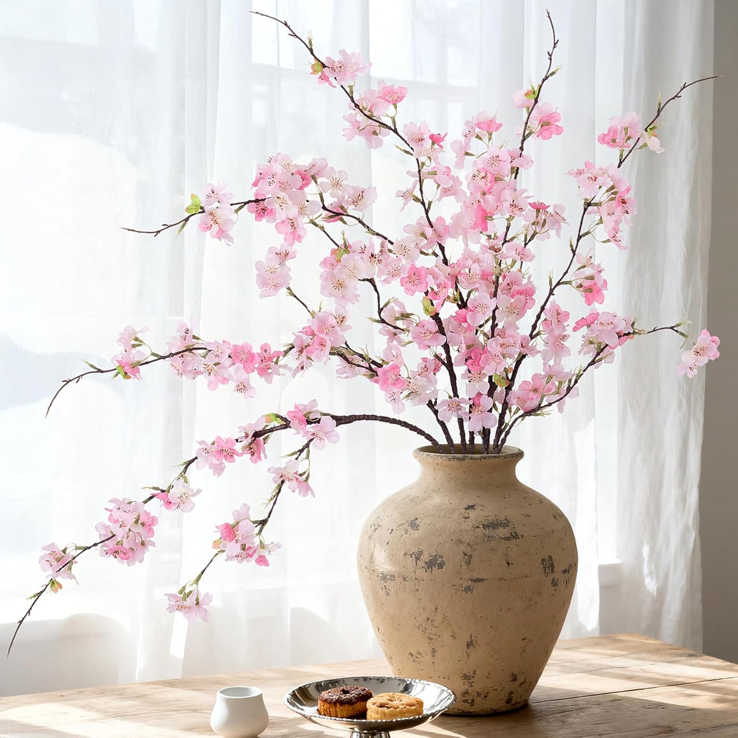 6 pcs 31.5 inch Cherry Blossom Branches Decor