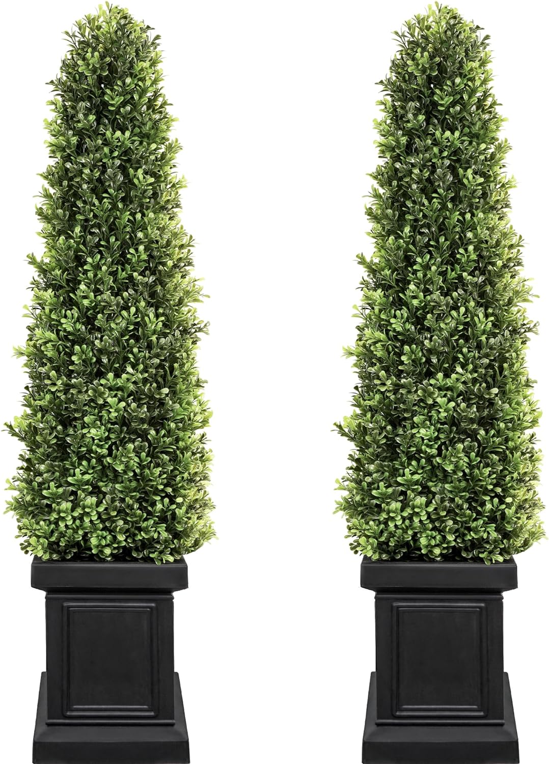 3.5 ft Boxwood Outdoor Topiary Set Tall Topiaries