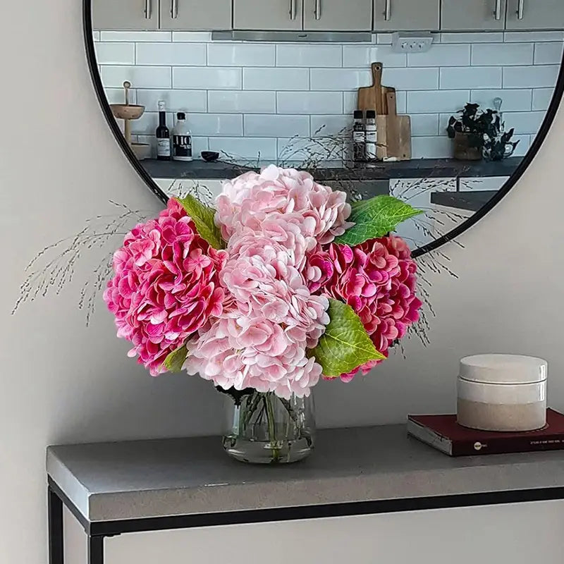 5 Blooms Hydrangea Bundle UV Resistant Outdoor Garden