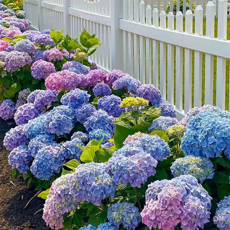 Outdoor Artificial Hydrangea Flowers Silk Blooms Decor Indoor