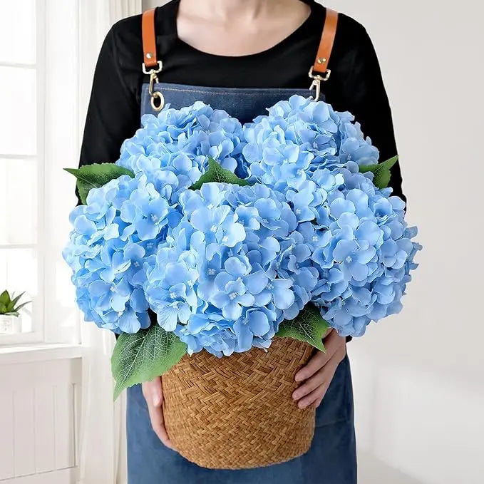 Outdoor Artificial Hydrangea Flowers Silk Blooms Decor Indoor